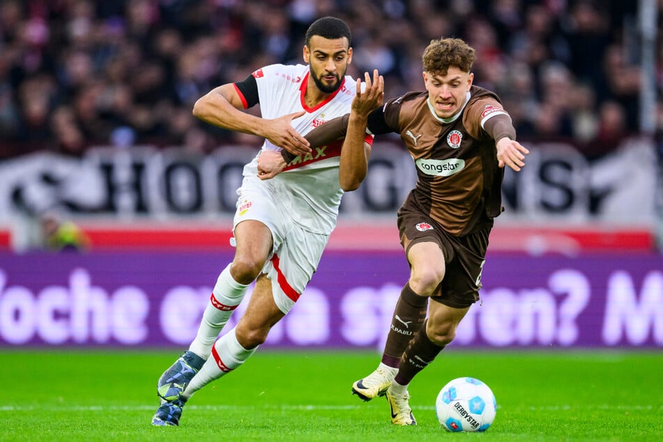 Philipp Treu (24, r.) könnte den FC St. Pauli noch verlassen.