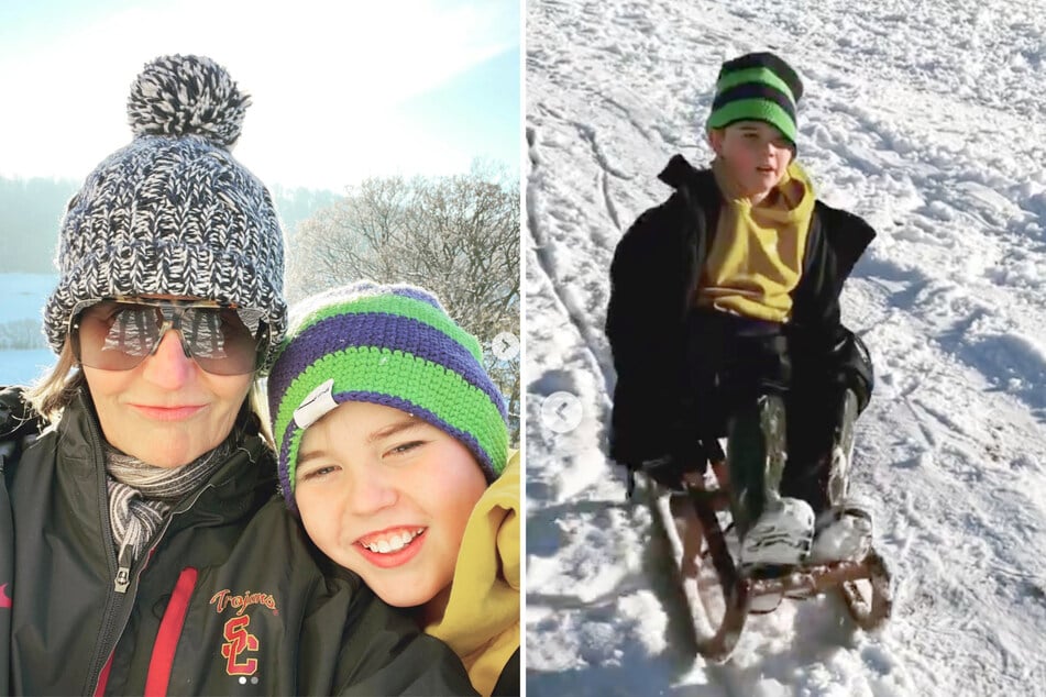 Auf ihrem Instagram-Kanal "maryportasofficial" zeigt sich Mary Portas (65) ganz privat mit ihrem Sohn Horatio (13).