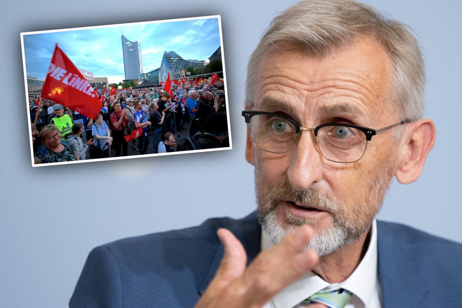 Sachsens Innenminister Schuster gerät mit Tweet zu Linken-Demo in die Kritik