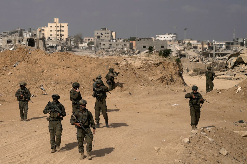 Israelische Soldaten während einer Bodenoperation im südlichen Gazastreifen.