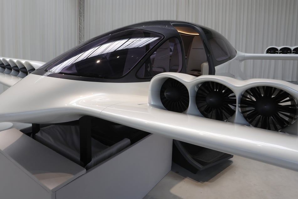 Ein vorläufiges Modell eines Lilium-Jets im Jahr 2023. Dannach ging es steil bergab.