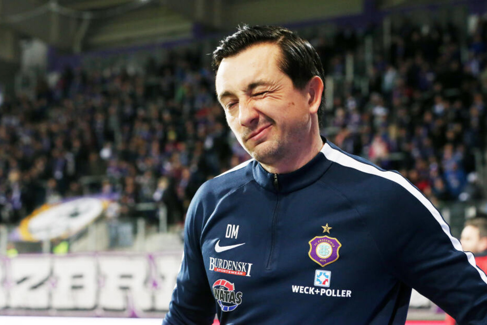 Der Ausfall von Malcolm Cacutalua ist für Aue-Trainer Daniel Meyer bitter.