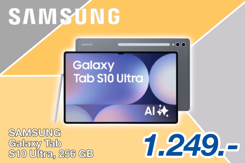 Das Samsung Galaxy Tab S10 Ultra für 1.249 Euro.