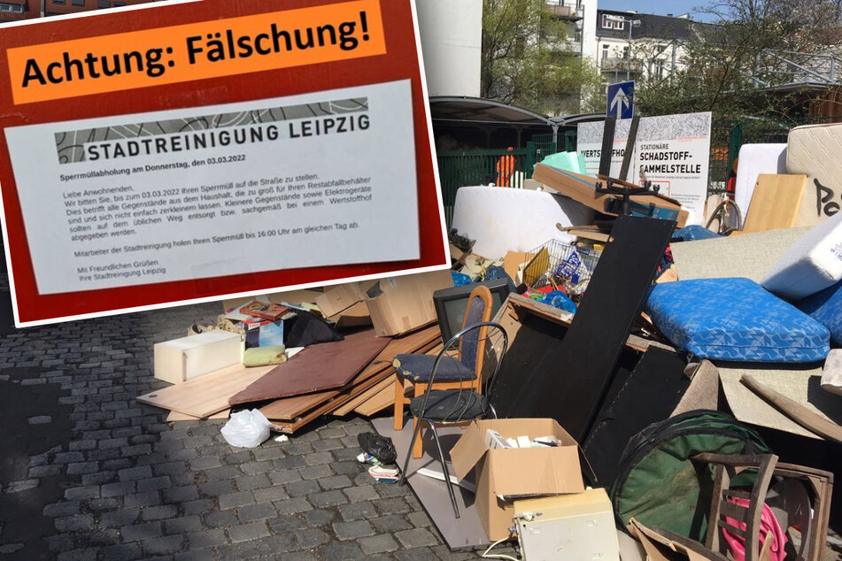 Leipzig: Achtung, Fake! Sperrmüll-Abholungen in Leipzig angekündigt
