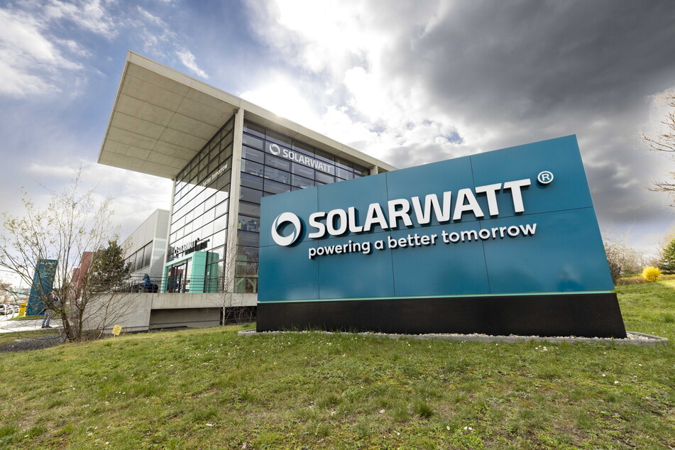 Bei dem Fotovoltaik-Unternehmen "Solarwatt" in Dresden-Klotzsche kriselt es gewaltig.