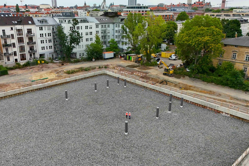 Hier soll schon bald das zentrale Servicegebäude stehen.