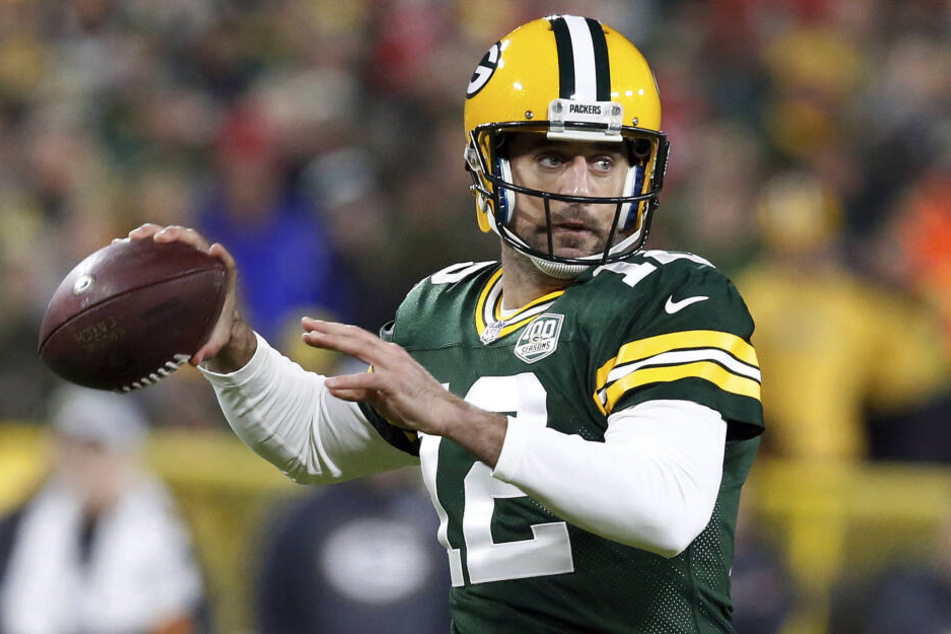 Aaron Rodgers (35) von den Green Bay Packers. Für viele ist er der beste Quarterback der Liga.