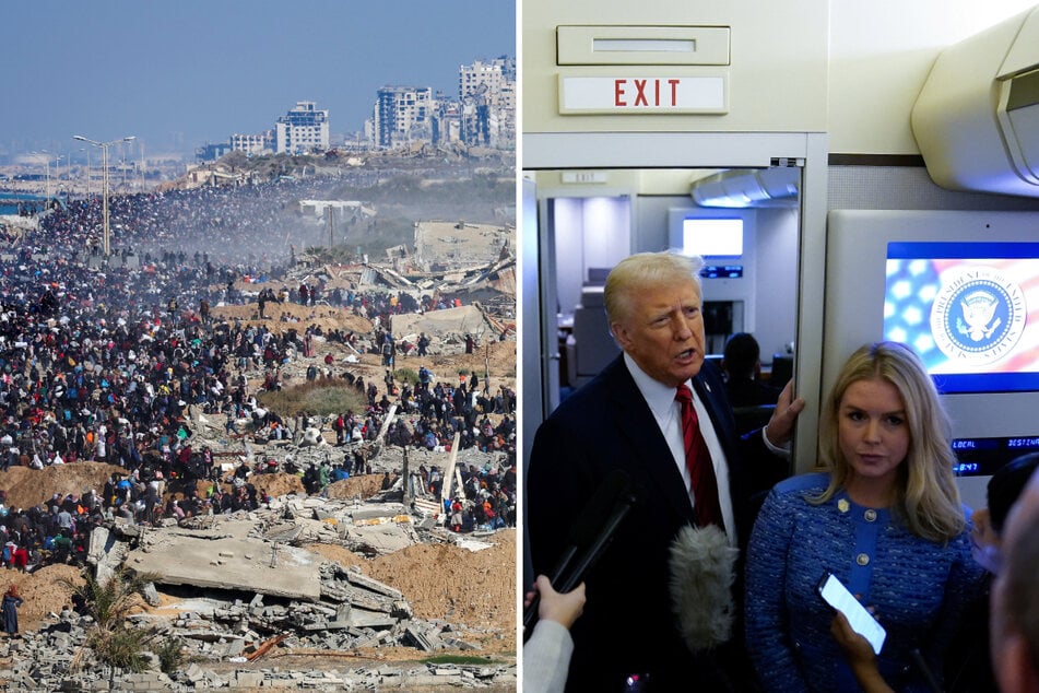 President Donald Trump again suggested ethnically cleansing Gaza of Palestinians, despite opposition to his plans.