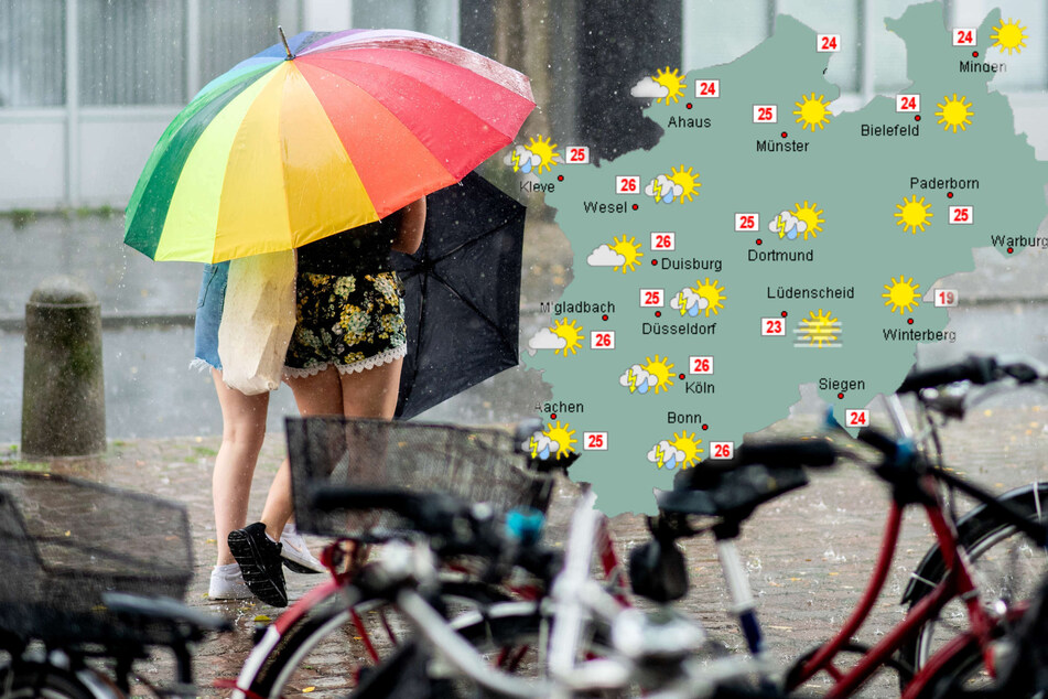 Deutscher Wetterdienst warnt vor Starkregen in NRW!