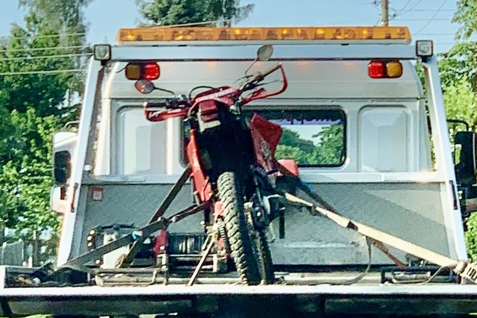 Das Motorrad des 42-Jährigen.