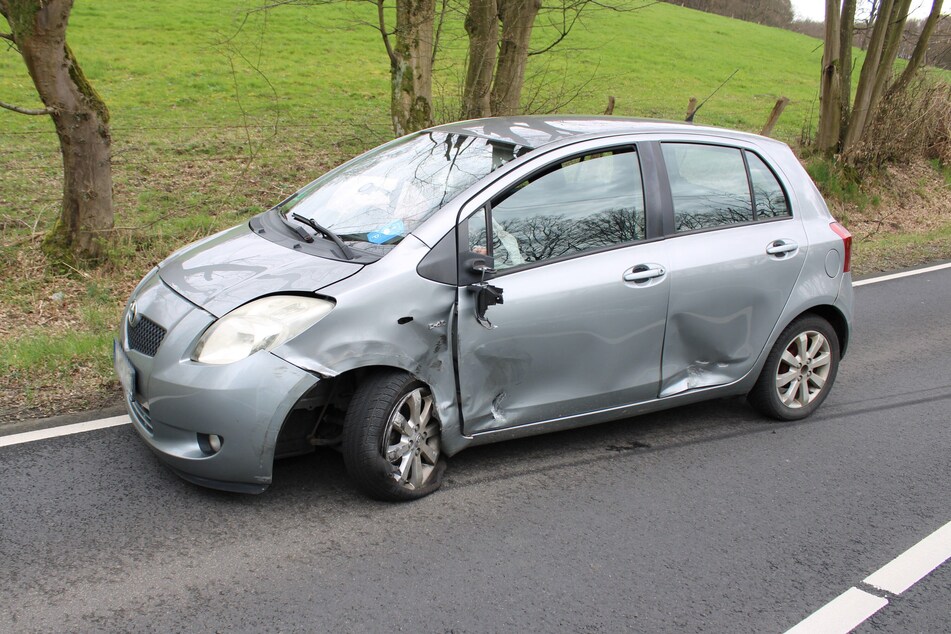 Auch der Toyota eines Unfallbeteiligten war nicht mehr fahrtauglich.