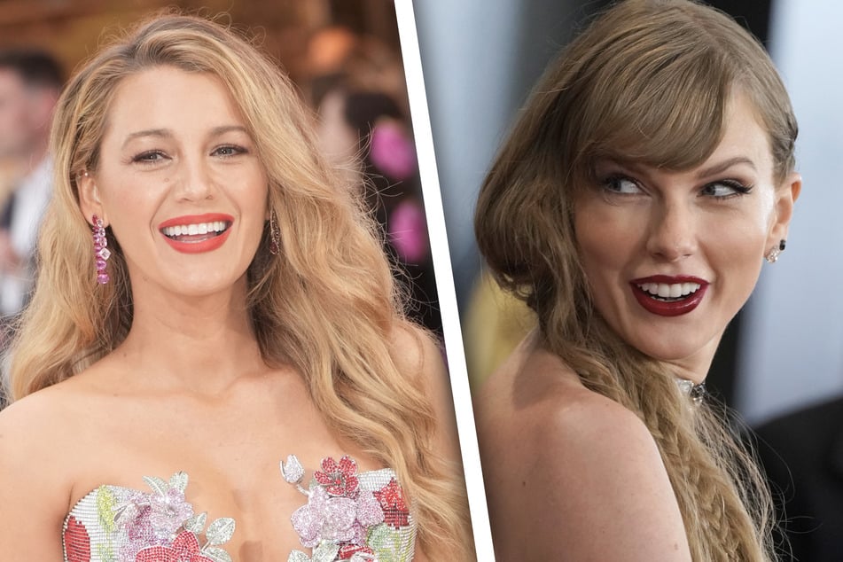 Blake Lively (38, l.) und Taylor Swift (36) sollen sich gegen Justin Baldoni verbündet haben.