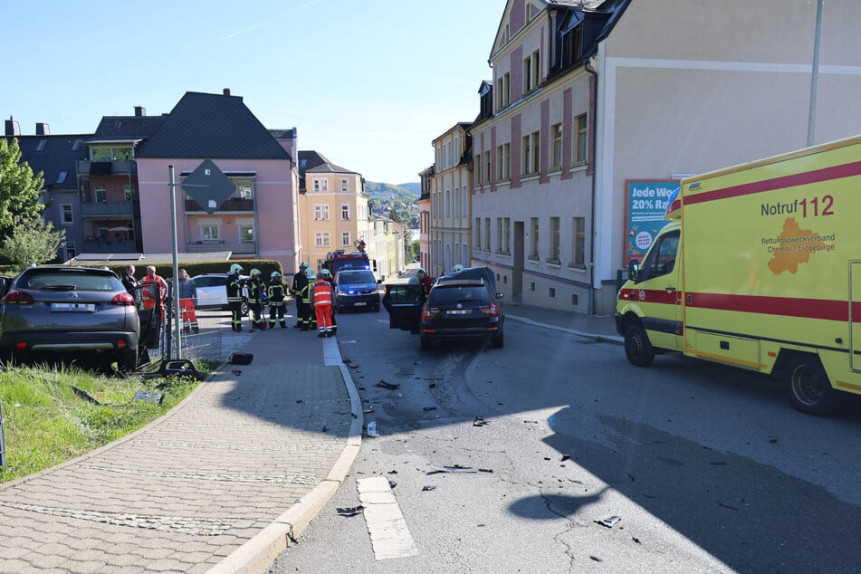 Die Kreuzung musste gesperrt werden.