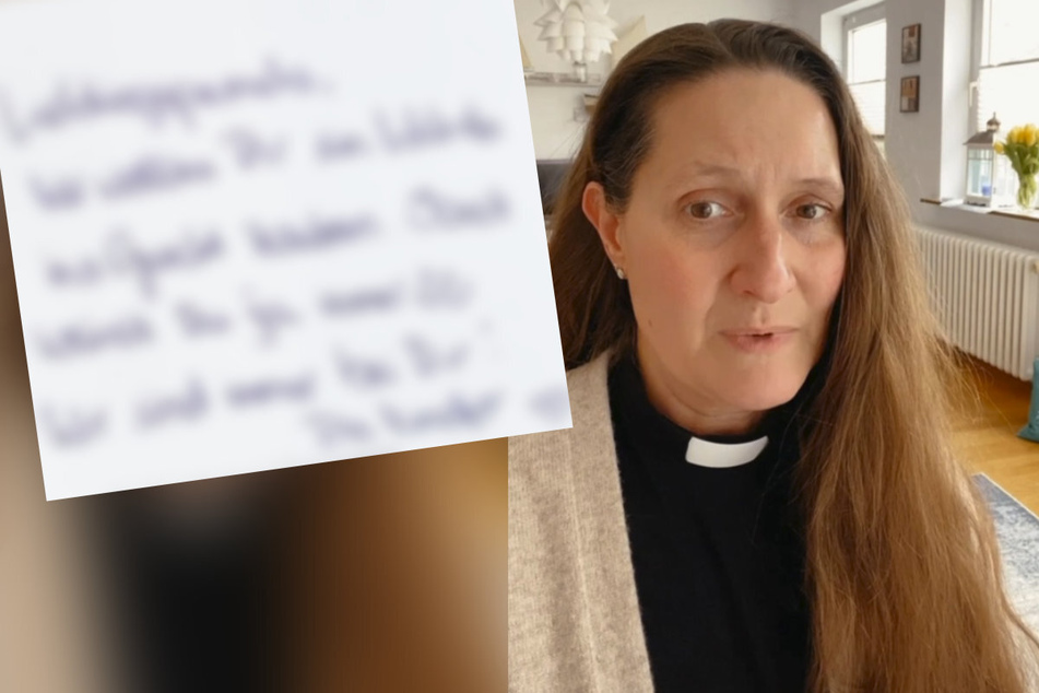 Insel-Pastorin Pamela Hansen findet alte Postkarte: "Kann nicht aufhören, zu weinen"