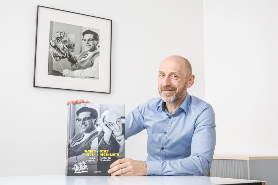 Mit seiner Doppelmonografie "Hannes Hegen und Josef Hegenbarth. Comic Legende und Meister der Illustration" mausert sich der Dresdner Unternehmer Harry Ralf Herrling (51) zum Hegen-Biograf.