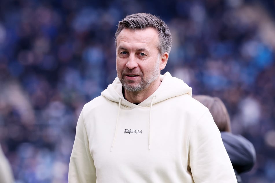 Für Aue-Coach Christoph Dabrowski (47) zählt jedes Erfolgserlebnis.