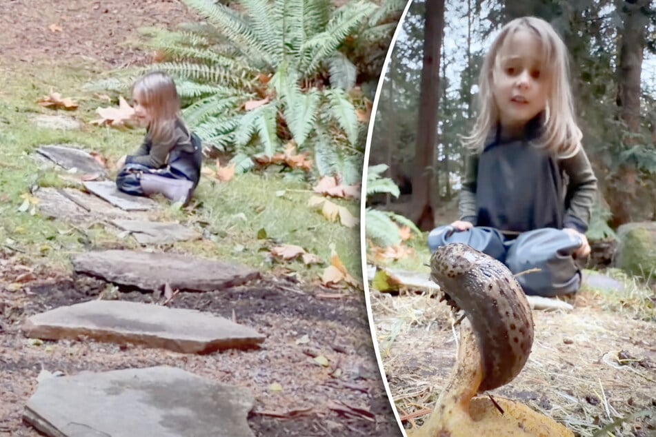 Eltern hören Stimme ihrer Tochter aus Garten: Was sie dann sehen, lässt Herzen schmelzen