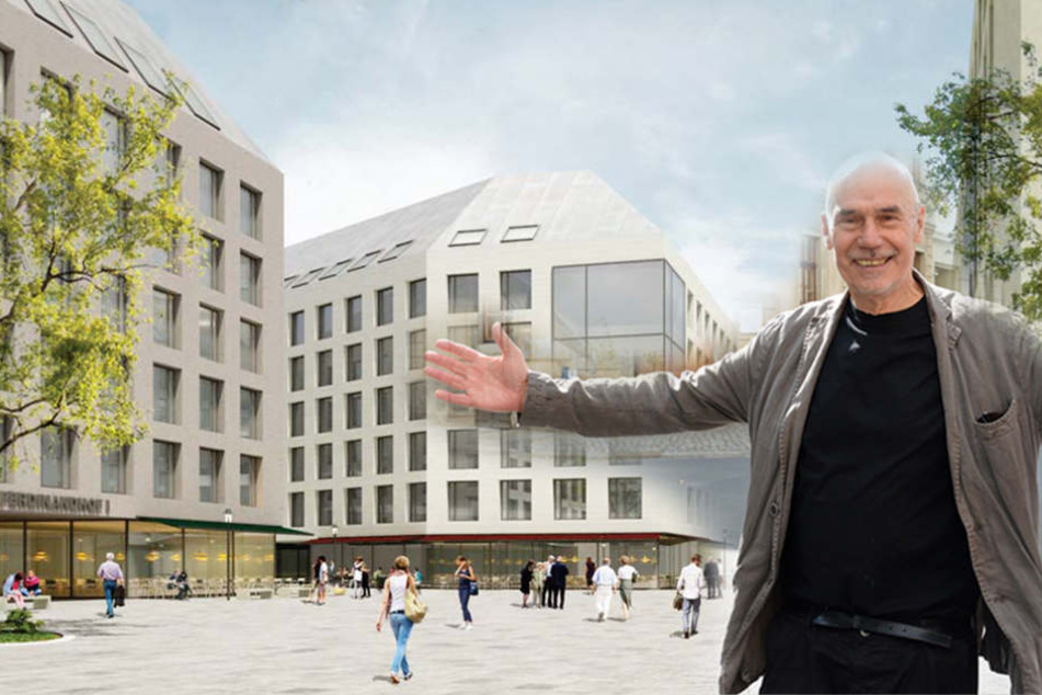 Architekt Peter Kulka (80) schlug als Einziger schräge Dächer auf allen Bauwerken vor.