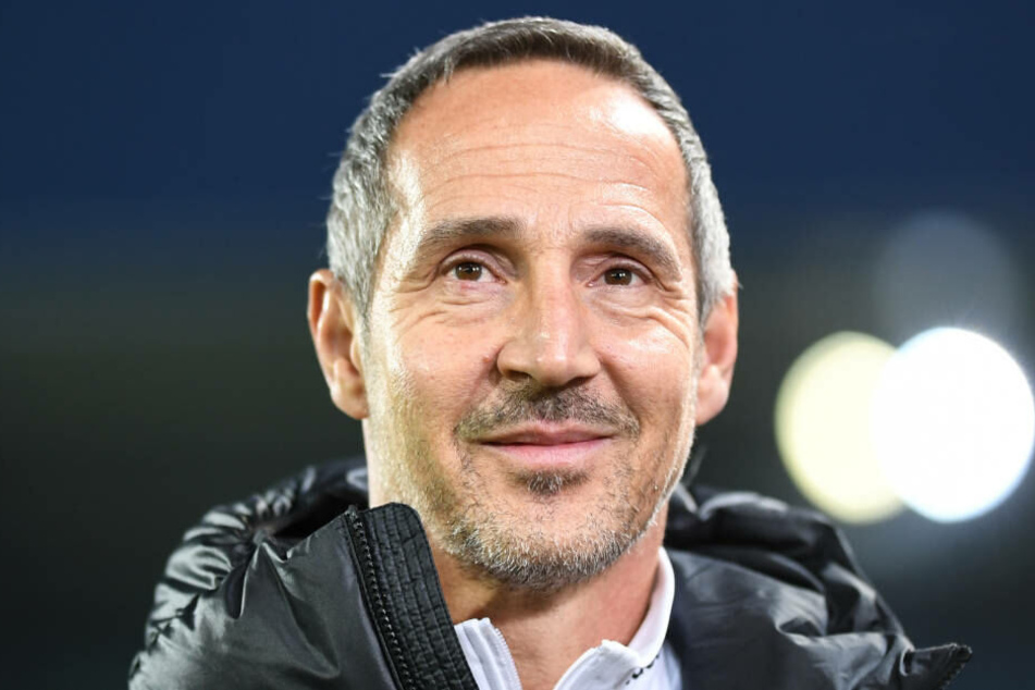 Adi Hütter ist zuversichtlich, dass die Eintracht in der Europa League überwintern wird.