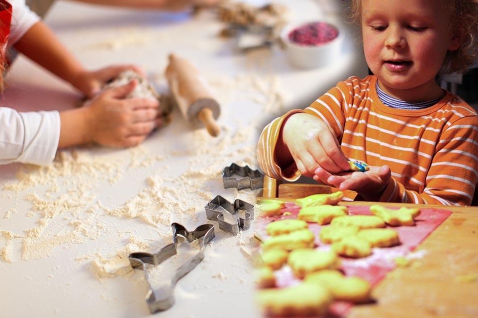 Essen Kinder vom rohen Plätzchenteig mit Eiern, können sie Magen-Darm-Beschwerden bekommen.