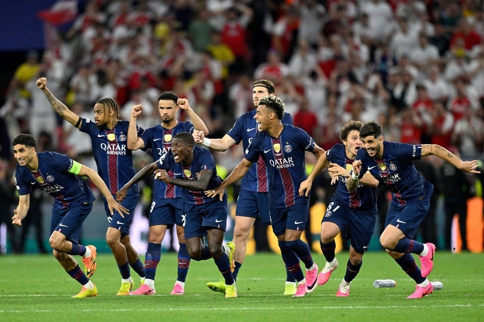 PSG freut sich über den CL-Sieg 2026!