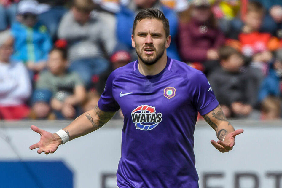 Pascal Testroet (28) war auch gegen Regensburg erfolgreich.