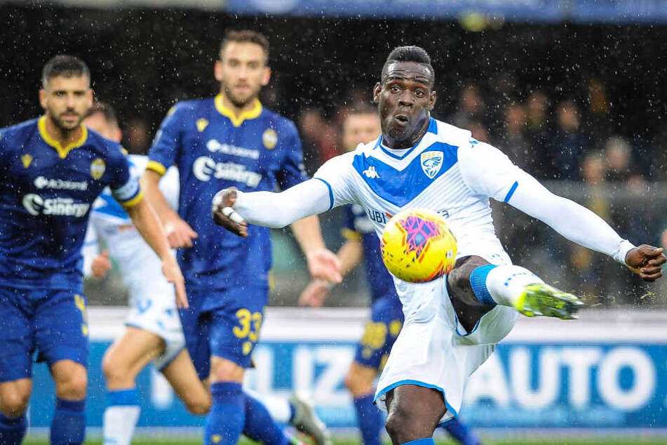 Mario Balotelli erzielte für Brescia Calcio zwei Tore in sieben Spielen.