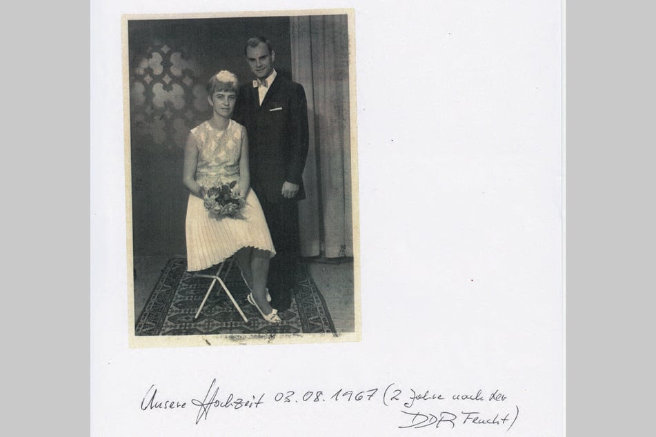 Zwei Jahre nach der Flucht aus der DDR heiratete Dieto seine Johanna.