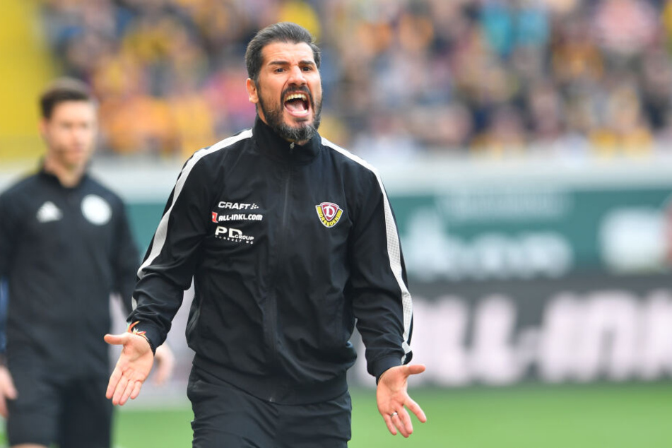 Trainer Cristian Fiel war an der Seitenlinie manchmal zum Verzweifeln zumute.