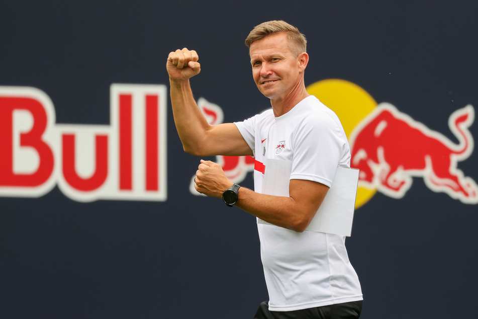 RB Leipzigs neuer Cheftrainer Jesse Marsch (47) spricht schon ziemlich gut die Deutsche Sprache. Trotzdem sieht er noch Verbesserungspotenzial.