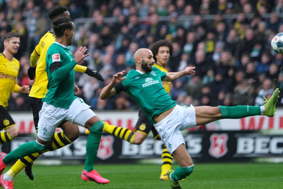 Borussia Dortmund tat sich lange schwer, die Lücken in der Bremer Defensive zu finden.