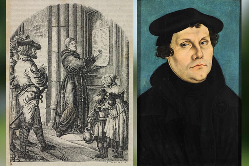 Luthers Thesenanschlag von 1517 wurde zum Symbol für die Erneuerung der
katholischen Kirche.