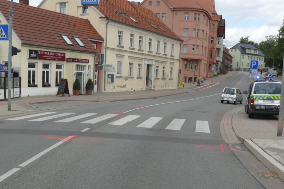 An diesem Zebrastreifen in Havelberg (Kreis Stendal) wurde das Ehepaar überfahren.