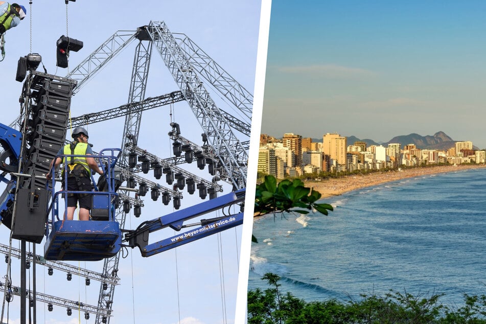 Der Bühnenarbeiter soll sich beim Aufbau zwischen zwei Hebebühnen eingeklemmt und schwer verletzt haben. (Symbolfoto)