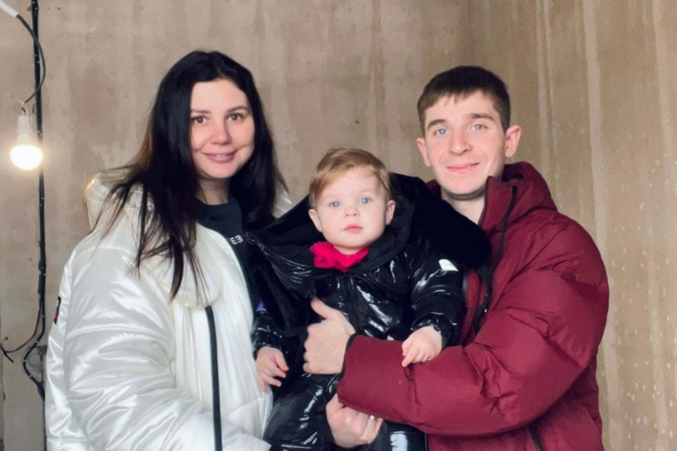 Die kleine Familie von Marina Balmasheva (37) und Vladimir "Vova" Shavyrin (23) wird bald schon wachsen.