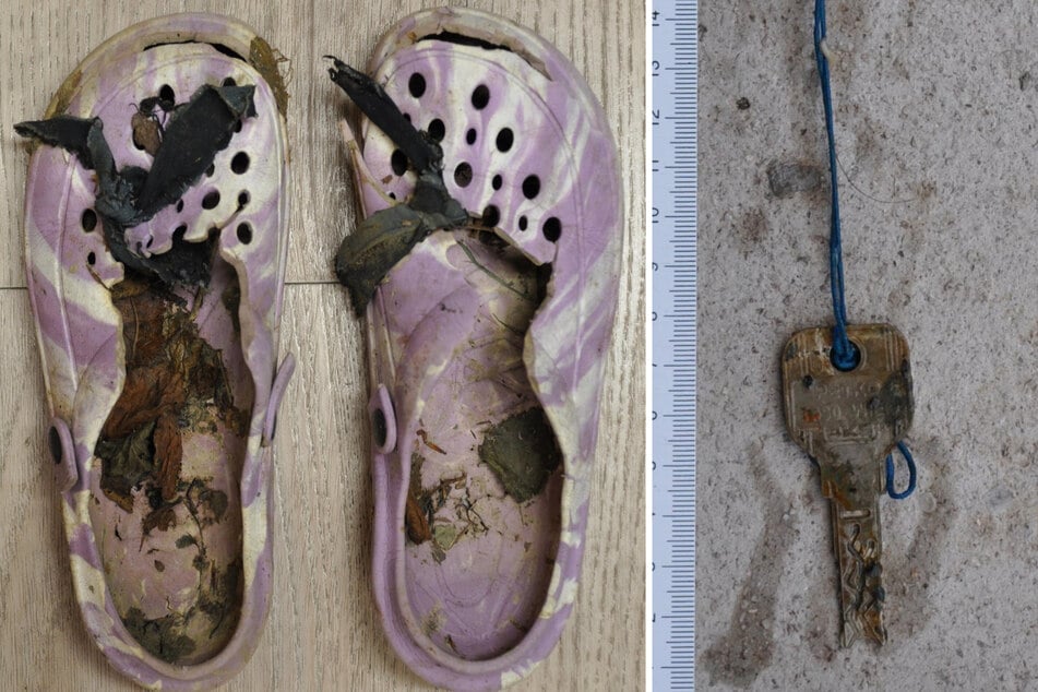 Auch die Schuhe und ein Schlüssel der Unbekannten sollen nun Klarheit schaffen.