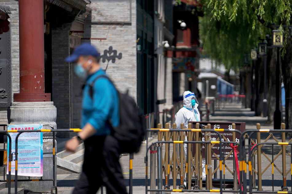 Auf den Straßen soll nur sein, wer wirklich muss. Die Bewohner Pekings wurden aufgefordert, zu Hause zu bleiben.