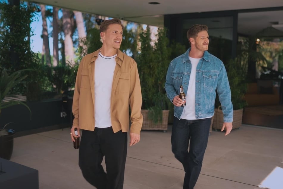 Felix (l.) und Martin freuen sich auf die bevorstehende Zeit in Kapstadt.