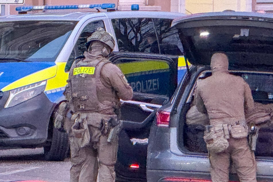 Auch das Spezialeinsatzkommando von Baden-Württemberg befand sich vor Ort.