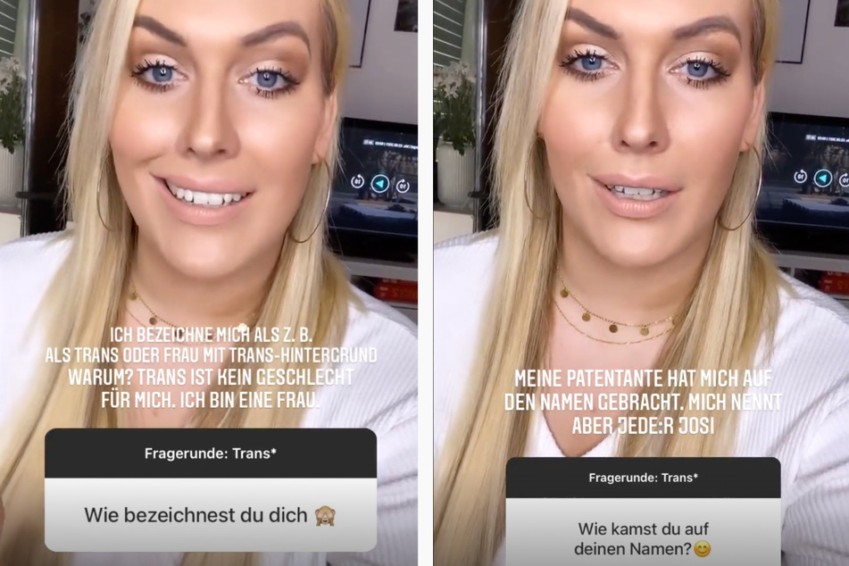 Die 27-jährige Reality-Darstellerin beantwortete am Dienstag Fragen zu ihrer Trans-Identität auf Instagram.