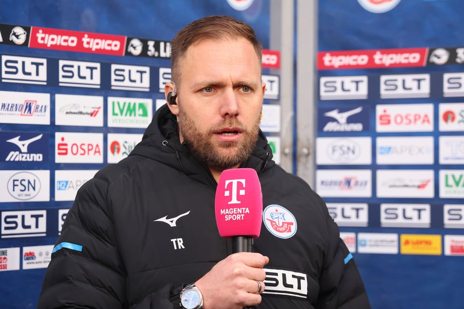 Hansa-Coach Daniel Brinkmann (39) machte den Veilchen Mut.