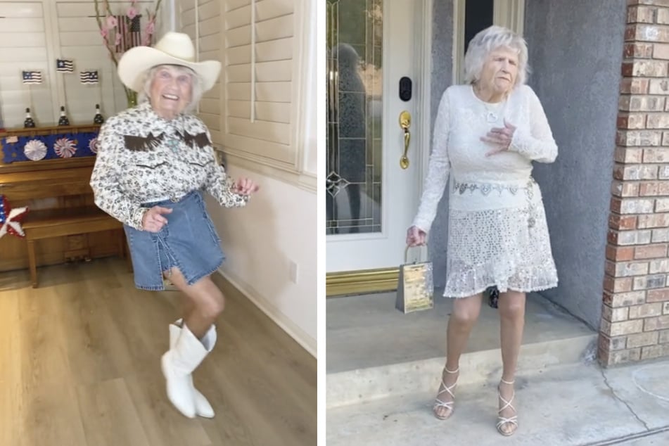 Oma (91) gibt auf TikTok Vollgas: "Ziehe immer noch Miniröcke und High Heels an"