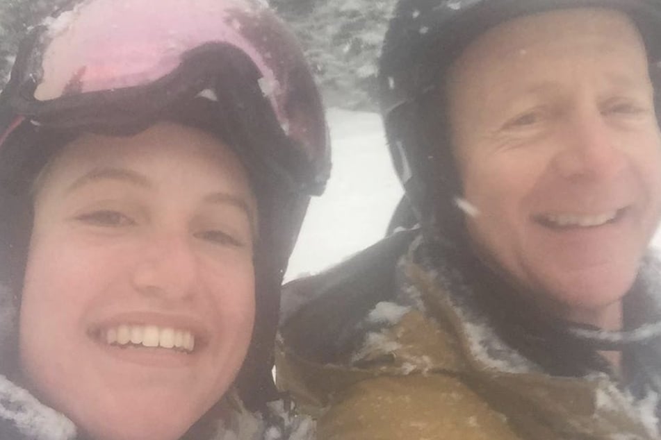 Emily und ihr Papa Austin im Schnee. Was ihm jetzt bleibt, sind solche Erinnerungen an seine Tochter.