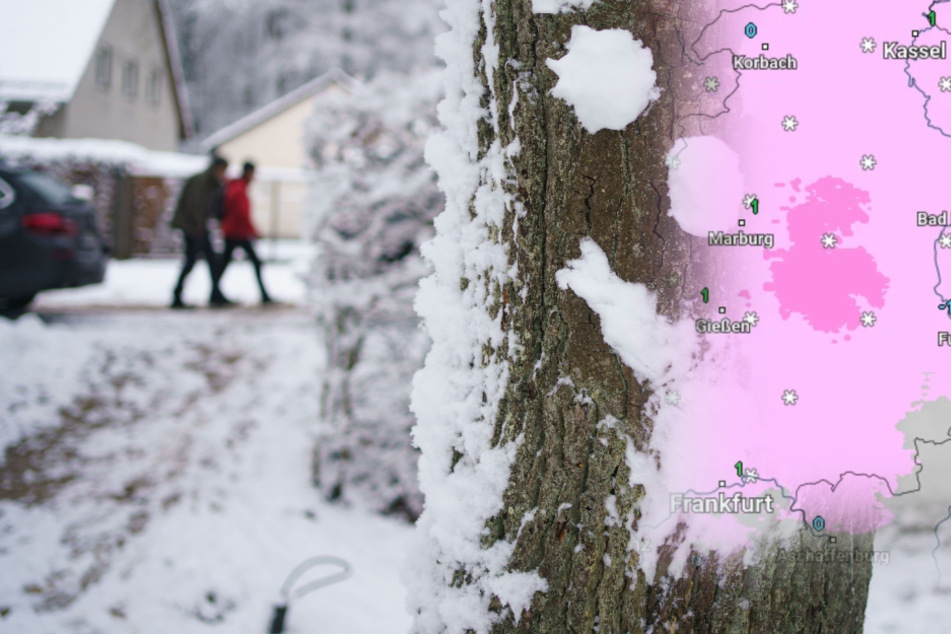 In den kommenden Tagen ist hessenweit mit Schnee - wie hier in Bad Homburg - zu rechnen.