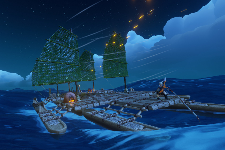 Das Segeln und Bootsbauen gehört ohne Zweifel zu den größten Stärken von "Windbound". Leider bietet das Spiel abseits eures Kahns nur wenig Tiefe. Hinzu kommen Rogue-Like-Elemente und ein fast unverhältnismäßiger Schwierigkeitsgrad, was für unnötigen Frust sorgt.