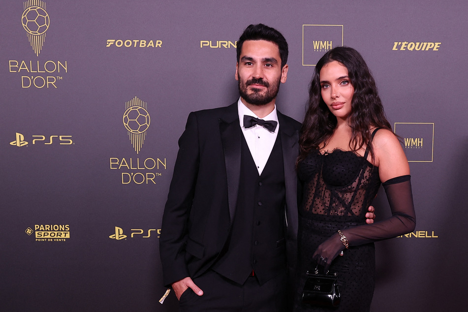 Ilkay Gündogan (33) und seine Frau Sara Arfaoui (28) besuchten gemeinsam die Ballon-d'Or-Preisverleihung.