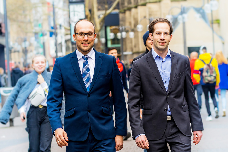 Nico Schröder (l.) und Julian C. Aengenvoort.