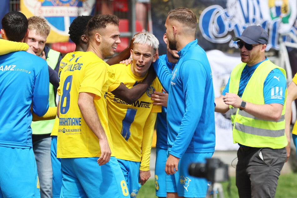 In der Double-Saison von Lok Leipzig gehörte Pasqual Verkamp (28, Mitte) noch zur absoluten Stammkraft.