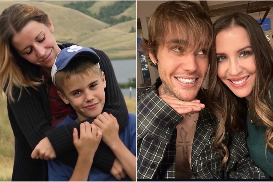 Justin Bieber's mom Pattie Mallette (r) worried fans when she asked for healing and protection for the pop singer.