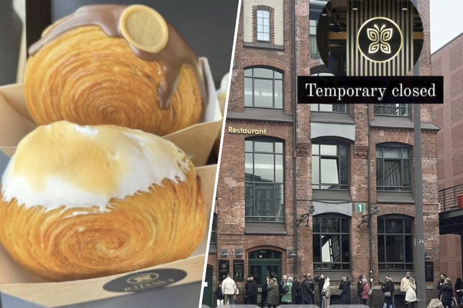 Am Samstag bildete sich vor der neu eröffneten "Patisserie Johanna" in der Hafencity eine lange Schlange. Besonders beliebt bei den Kunden: die Croissant-Rolls.